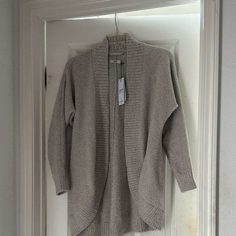 UGG Women's Beige Cardigan Sweater